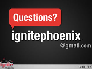 Ignite Presentation Tips