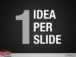 Ignite Presentation Tips