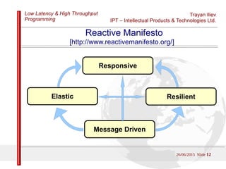 IPT High Performance Reactive Programming with JAVA 8 and JavaScript | PDF