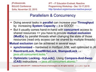 IPT High Performance Reactive Programming with JAVA 8 and JavaScript | PDF