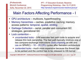 IPT High Performance Reactive Programming with JAVA 8 and JavaScript | PDF