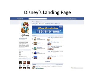 Disney’s Landing Page
 