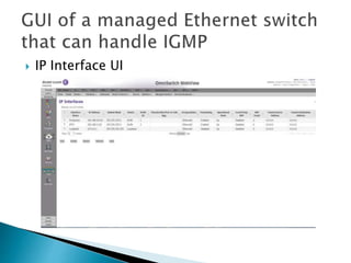  IP Interface UI
 