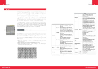 58   Net PVR                                                                                                                                                                                                                                             Net PVR              59



     Net PVR

               VoDKAST Network Personal Video Recorder (VoDKAST nPVR) increases the
               possibilities of the VoDKAST platform with the capability of recording, indexing
                                                                                                                                                                                                                                      VR.100
               and managing live video sources. This way, it is possible for the user to record live                                                                                                                            ONC™, ONC+TM, NFS, WebNFS, TCP/IP,
               broadcasts, and store it in the VoD streaming cluster storage space for later on                                                                                                                                 SunLink™, OSI, MHS, IPXTM/SPX, SMB
               demand recovery, providing several services, for example:                                                                                                                                                        technologies, and XML
                                                                                                                                                                                                                                Integrated Lights Out Manager (ILOM) service
                                                                                                                                                                                                  Networking
               - Schedule network recordings. The recordings can be managed directly from the                                                                                                                                   processor providing: CLI (in-band and out-of-
                                                                                                                                                                                                                                band), IPMI 2.0 (in-band and out-ofband), SNMP
               EPG or manually programmed. The users decide which programs they want to                                                                                                                            Management   (out-of-band only)
               record and this programs are automatically recorded in VoDKAST servers. Later,                                                                                                                                   Sun xVM Ops Center — manage from one to
               the users will be able to watch the recordings on demand when needed.                                                                                                                                            hundreds of systems from a central location
                                                                                                                                                                                                                                100-240 V AC, 50-60 Hz, 10 A, 100 V support is
                                                                                                                                                                                                                                with 3 power supply unit configuration with 2+1
               - Legal filing systems. For continuous recording of video broadcasting and their                                                                                                                                 redundancy
               later recovering. The Legal filing systems incorporates the EPG information for                                                                                                                                  Operating temperature/humidity
                                                                                                                                                   VR.100
               easy browsing of the recorded contents. This kind of cyclic recordings can be                                                                                                                                    5°C to 32°C (37°F to 91°F), 10-90 percent relative
                                                                                                                                            Six on board LSI disk controller chips each
               integrated with video surveillance systems. It also supports Catch Up TV services,                                                                                                                               humidity, non condensing, 27°C max. wet bulb
                                                                                                                                            directly connects to 8 SATA drives for max data
                                                                                                                                            throughput                                                                          Non operating temperature/humidity
               or live shows recording for the later on demand re-broadcasting.
                                                                                                                                            48 hot-swappable, 3.5-in. SATA II HDD internal                                      -40°C to 65°C (-40°F to 149°F), up to 93 percent
                                                                                                                           Disk system
                                                                                                                                            disks: 250 GB, 500 GB, 1000 GB 7200-RPM disks                                       relative humidity, non condensing, 38°C max. wet
                                                                                                                                            available; 48 TB total capacity                                                     bulb
                                                                                                                                            Software RAID enabled by RAID-Z, RAID-Z2 in           Environment       AC power
                VR.100              NetPVR Server Node
                                                                                                                                            Solaris ZFS, other Linux, or Windows RAID code
                                                                                                                                                                                                                                Operating altitude
                                                                                                                                                                                                                                Up to 3048 m; maximum ambient temperature is
                                                                                                                                            Two quad-core AMD™ Opteron processors, Model
                                                                                                                                                                                                                                derated by 1°C per 300 m above 900 m
                                                                                                                                            2356
                                                                                                                            Processor                                                                                           Non operating altitude
                                                                                                                                            One 512Kb Level 2 cache per core 2 MB L3 cache
                                                                                                                                            per processor                                                                       Up to 12000 m
               The NetPVR allows the implementation of Time Shifting for TV channels which
                                                                                                                                            Sixteen DDR-2 DIMM slots (eight DIMM slots                                          Acoustic noise
               allows to the users that are watching a TV channel, to pause and recover it from         Architecture                        per CPU socket); 32 GB with 2 GB DIMMs, 64 GB                                       LwAd (1B = 10 dB): At or below 25°C, 7.5B, at max.
               the beginning of its broadcast using on demand video controls.                                                               with 4 GB DIMMs and 128 GB when 8GB DIMM is                                         ambient, 8.5B
                                                                                                                                            qualified
                                                                                                                                                                                                                                LpAm bystander: At or below 25°C, 65 dB, at max.
                                                                                                                                            Four 10/100/1000Base-T Ethernet ports                                               ambient, 75 dB
               Due to legal reasons, VoDKAST nPVR offers several configuration options of the
                                                                                                                                            Network management: One dedicated                     Mounting option               19-inch rackmount kit
               filling systems:                                                                                                             10/100Base-T Ethernet port
                                                                                                                                                                                                                                Dual-redundant, hot-swappable power supply
                                                                                                                          Main memory Serial: One TIA/EIA-232-F asynchronous, RJ45
                                                                                                                                                                                                  Power                         Power supply output rating: 1,500 W
               •  Option “one single copy” to manage a single physical recording and several                                          connector
                                                                                                                                                                                                                                Maximum system consumption 1,180 W
                  logical recordings.                                                                                                       USB: Four USB 2.0 ports (two front and two rear)
                                                                                                                                                                                                                                Safety: IEC60950, UL/CSA60950, EN60950,
                                                                                                                                            Video: VGA video port
               •  Option “multiple copies” to manage multiple physical copies                                                                                                                                                   CB scheme with all country differences
                                                                                                                                            Expansion slots: Three internal MD2 low-profile       Regulations (meets or
               •  Option “legal file”. Live indexing of the recordings to allow recovering via                                              PCI-E slots, 8x wide each                                                           RFI/EMI: FCC Class A, Part 15 47 CFR, EN, 55022,
                                                                                                                                                                                                  exceeds)
                  positioning inside the recorded media.                                                                                    One compact flash disk port for OS booting
                                                                                                                                                                                                                                CISPR 22, EN300-396: v1.31, ICES-003
                                                                                                                                                                                                                                Immunity: EN55024, EN300-386:v1.3.2
                                                                                                                                            Solaris 10 05/08 preinstalled
                                                                                                                                                                                                                                Safety: cULus Mark, CE Mark, GOST R, S-Mark
                                                                                                                                            Standard Linux distributions, SLES10 SP1 64 bit,
                                                                                                                            Operating                                                                                           EMC: CE Mark (93/68/3EEC); Emissions and
                                                                                                        Software                            Rhel4.6  5.1 64 bit
                                                                                                                             systems                                                                                            Immunity — Class A Emissions Levels: FCC, VCCI,
                                                                                                                                            Windows 2003 Standard and Enterprise version          Certifications
                                                                                                                                                                                                                                C-Tick, MIC, GOST R2, BSMI2
                                                                                                                                            32 bit and 64 bit
                                                                                                                                                                                                                                Other: Labeled per WEEE (Waste Electrical and
                                                                                                                                            Booting from the flash disk is supported by                                         Electronic Equipment) Directive
                                                                                                                                            Solaris, Linux and windows, the external flash
                                                                                                                                                                                                                     Height     6.89 in./175.05 mm
                                                                                                                                            Disk OS booting saves up to 2 TB HDD capacity
                                                                                                        OS Booting                          for data                                              Dimensions         Width      17.28 in./439 mm
                                                                                                                                            Two mirrored OS drives are also configured on         and weight         Depth      29.52 in./749.90 mm
                                                                                                                                            two different disk controllers for max availability                      Weight     170 lbs./77 kg
                                                                                                       Hardware Specifications may change without prior notice.




                                                                                                                                                                                                                                           www.blusensnetworks.com
 