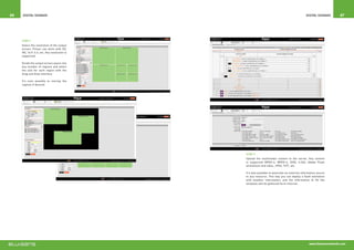 66   Digital Signage                                                                        Digital Signage      67




     STEP 1
     Select the resolution of the output
     screen, Pulsar can work with SD,
     HD, 16:9, 4:3, etc. Any resolution is
     supported.

     Divide the output screen space into
     any number of regions and select
     the size for each region with the
     drag and drop interface

     It’s even possible to overlap the
     regions if desired.




                                             STEP 2
                                             Upload the multimedia content to the server. Any content
                                             is supported MPEG-2, MPEG-4, DIVX, h.264, Adobe Flash
                                             animations and video, JPEG, TIFF, etc.

                                             It’s also possible to associate an external information source
                                             to any resource. This way you can deploy a flash animation
                                             with weather information, and the information to fill the
                                             template will be gathered form Internet.




                                                                                              www.blusensnetworks.com
 