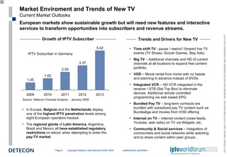 IPTV Forum London - New Trends and Platform Strategies for New TV | PPT