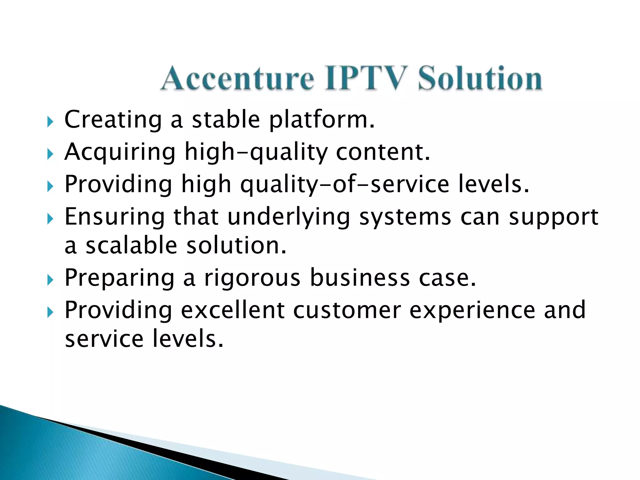 INTERNET PROTOCOL TELEVISION