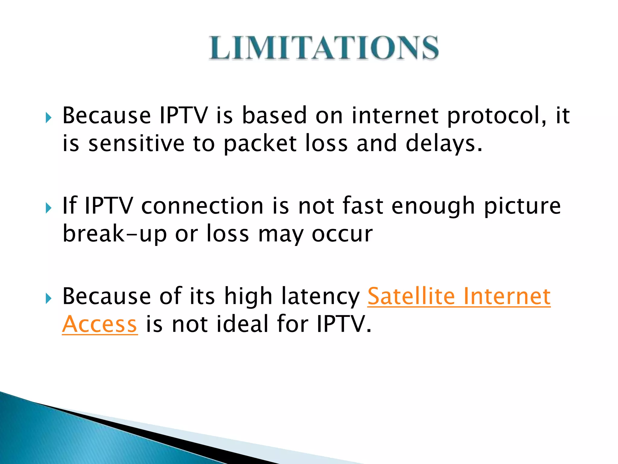 INTERNET PROTOCOL TELEVISION