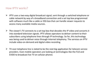 Iptv presentation | PPT