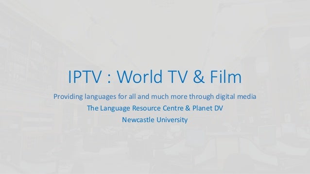 TV program Making language