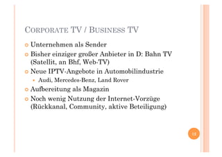 IPTV in der PR
