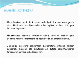 Ipuinen azterketa