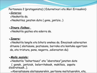 Ipuinen azterketa