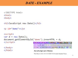 35
DATE - EXAMPLE
 