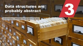 © 2015 ROBINS KAPLAN LLP 30
3Data structures are
probably abstract
Content Extraction v. Wells Fargo, 776 F.3d 1343 (Fed. Cir. 2014)
 