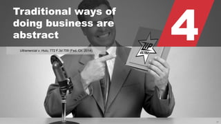 © 2015 ROBINS KAPLAN LLP 31
4
Traditional ways of
doing business are
abstract
Ultramercial v. Hulu, 772 F.3d 709 (Fed. Cir. 2014)
 