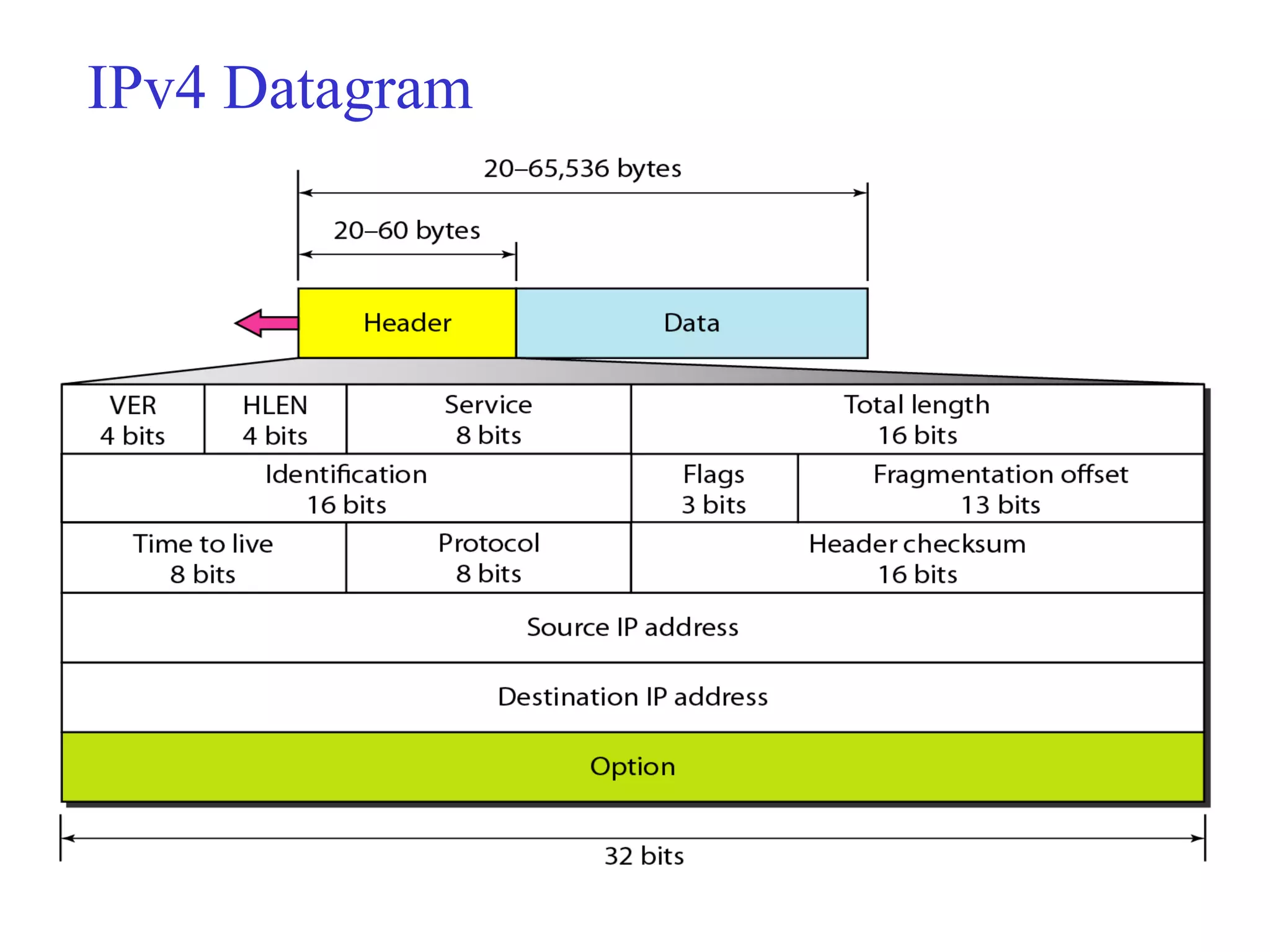 IPv4 Datagram 
 
