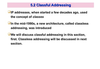 IPv4 Address, IPv6 Address and its types | PPT
