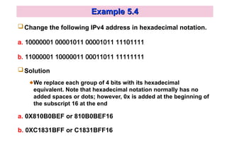 IPv4 Address, IPv6 Address and its types | PPT