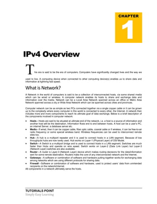 Ipv4 tutorial | PDF