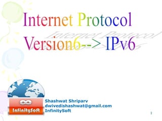 1/29/2015 1
Shashwat Shriparv
dwivedishashwat@gmail.com
InfinitySoft
 