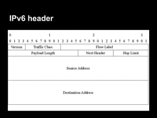 IPv6 header
 