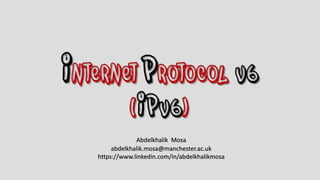 Abdelkhalik Mosa
abdelkhalik.mosa@manchester.ac.uk
https://www.linkedin.com/in/abdelkhalikmosa
 
