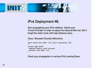 IPv6 Best Practice