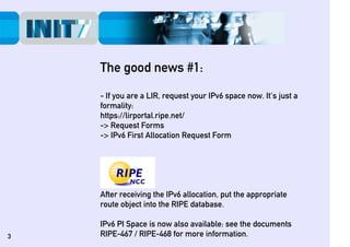 IPv6 Best Practice