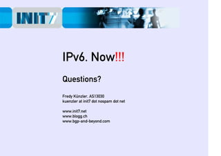 IPv6 Best Practice