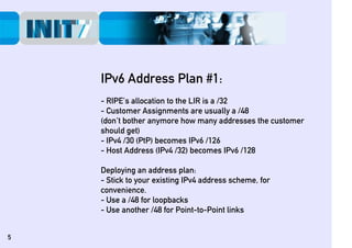 IPv6 Best Practice