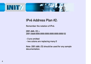 IPv6 Best Practice