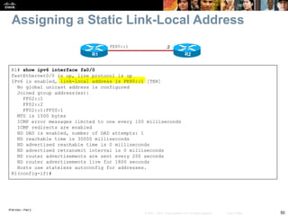IPv6 address types pART2 IPv6 address types pART2 | PPTX
