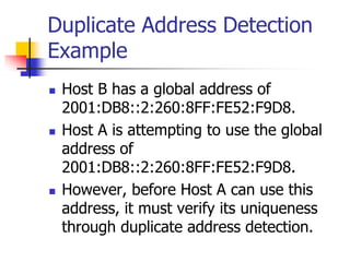 IPv6 - Neighbour Discovery | PPTX