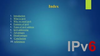 Ipv6 ppt | PPTX