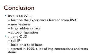 Ipv6 presention