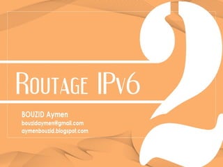 Routage Ipv6 _fr_2015