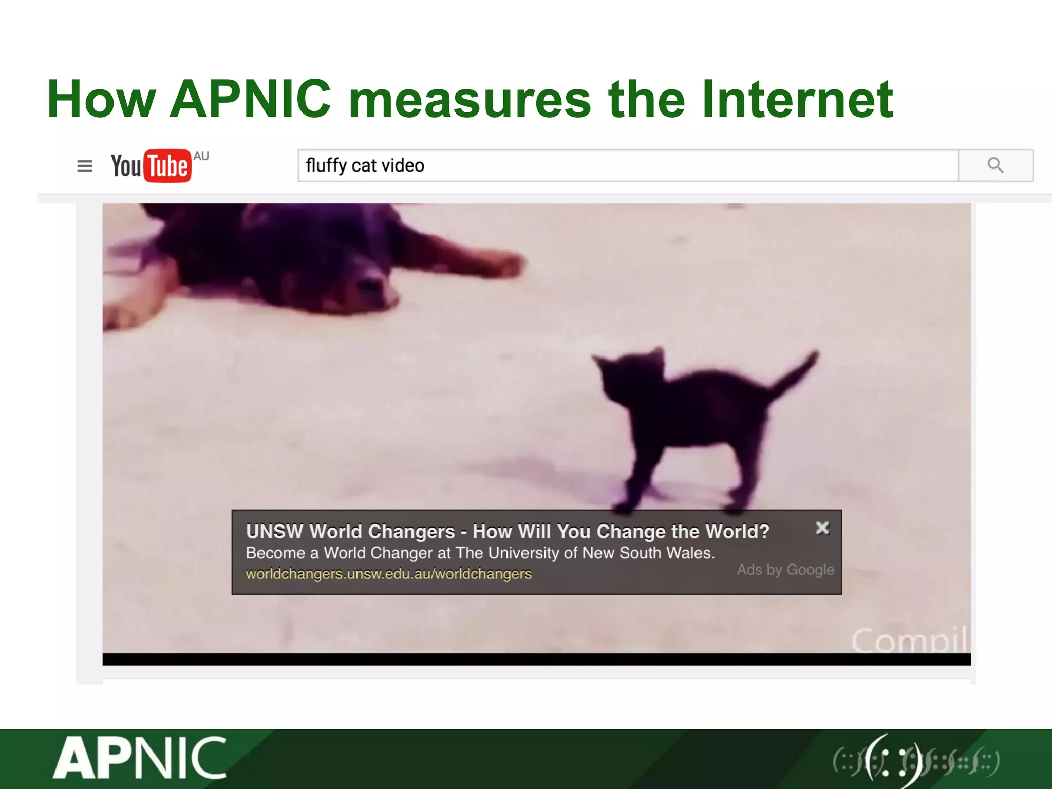 How APNIC measures the Internet
 