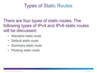 IPv6 Static Routes | PPTX | Computer Networking | Computing