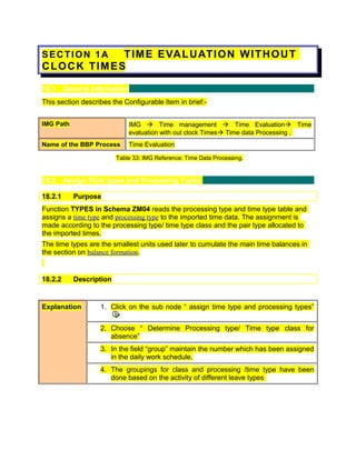 Time data recording and administration negtive & positive | DOC