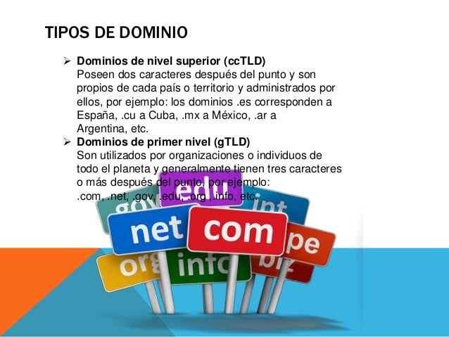 Ip y dominios de internet