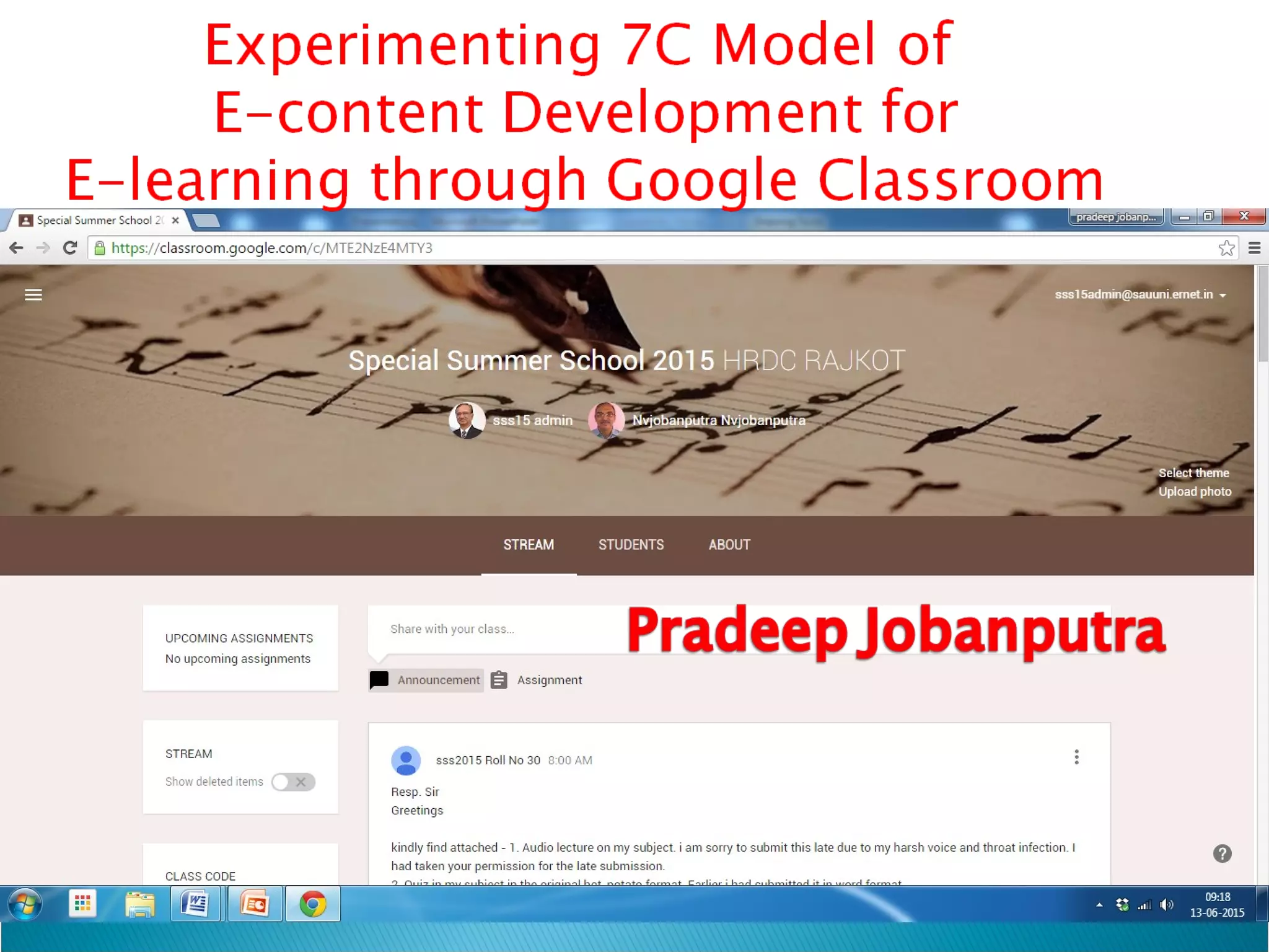 7C Model of E.Content Development | PPT
