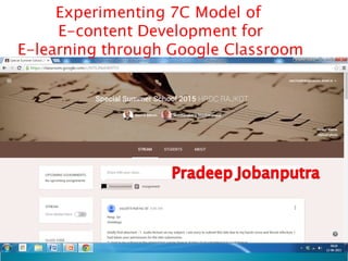 7C Model of E.Content Development | PPT