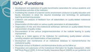 iqacppt MEC.pptx This a ppt regarding the activities of IQAC | PPTX