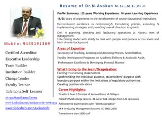 Workshop on Taxonomy of Teaching Learning and Assessing | PDF