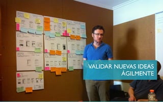 VALIDAR NUEVAS IDEAS
ÁGILMENTE
 
