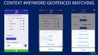 CONTEXT #KEYWORD GEOFENCED MATCHING
drill
 