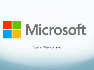 Yunhan Wei (yunhanw)