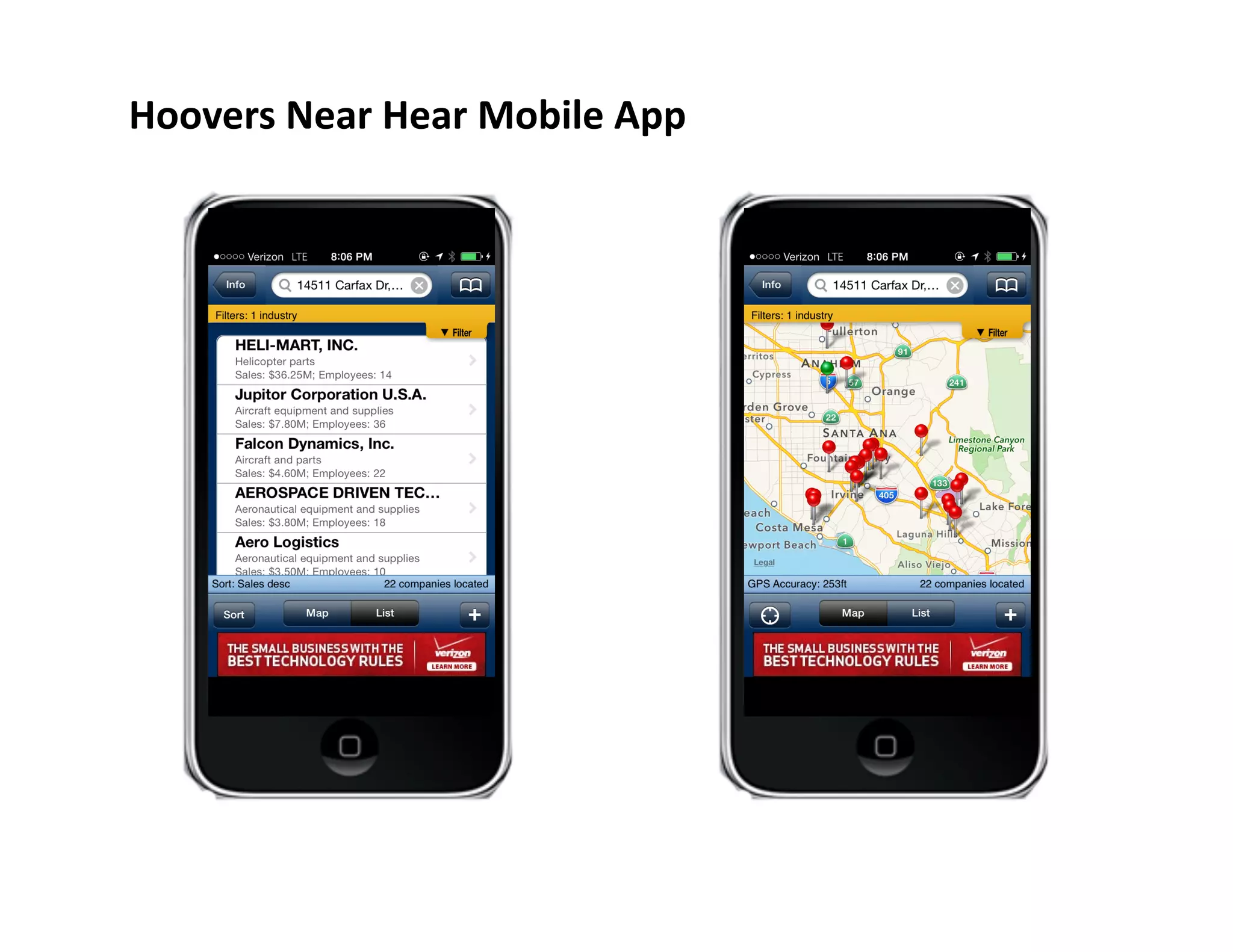 Hoovers	
  Near	
  Hear	
  Mobile	
  App	
  

 