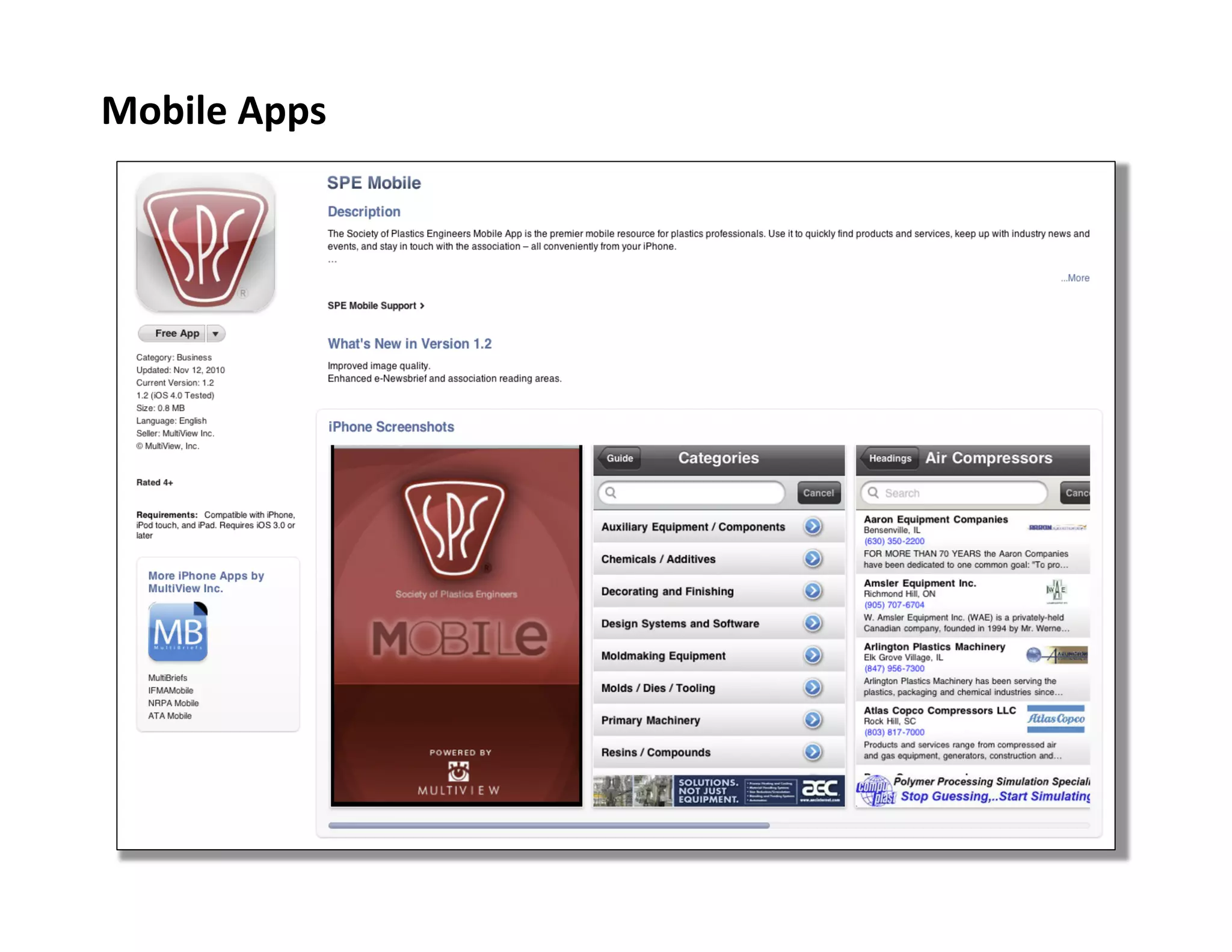 Mobile	
  Apps	
  

 